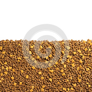 Top view of cat food background texture