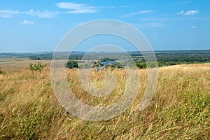 Top view from the chalk hill