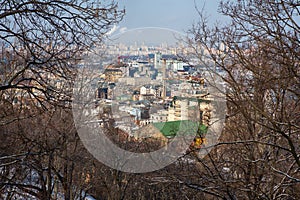 Top view of the city.