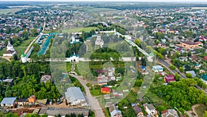 Top view of  the city of Aleksandrov