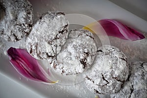 Top view of delicious crinkles photo