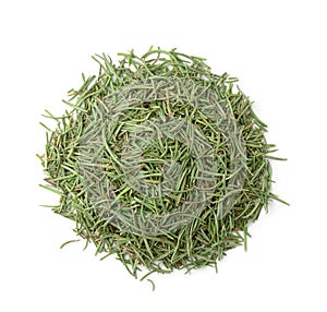 Top view of dried rosemary photo