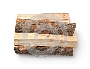 Top view of firewood photo