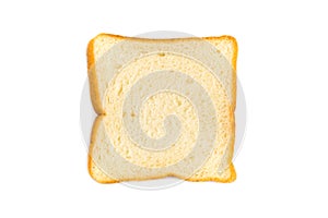 Top view of fresh sliced bread