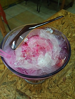 Es Campur or Indonesian Mix Fruits with Ice