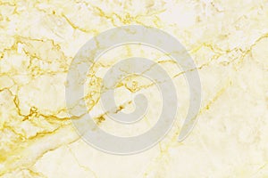 Top-view of gold white marble texture background, natural tile stone floor with seamless glitter pattern for counter ceramic