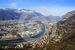 Top View : Grenoble, France