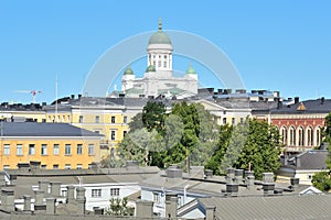 Top-view of Helsinki