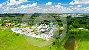 Top view of the Holy Trinity Belopesotsky Convent