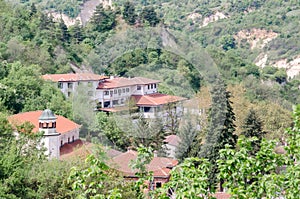 Top view of houses, Melnik, Bulgaria