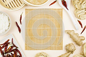 top view ingredients recipe. High quality photo