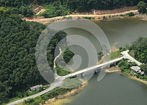 Top view of the irrigation