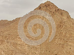 Top View from Jabal Hafeet mountain in Al Ain,Abu Dhabi, UAE.