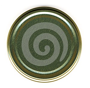 Top View of a Jar Lid