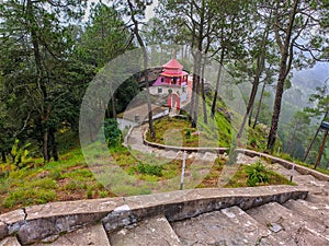 Top view of kasar devi temple