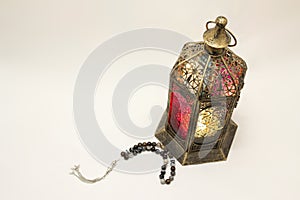 Top view Lantern with curved Rosary