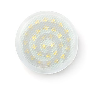 Top view of LED lamp