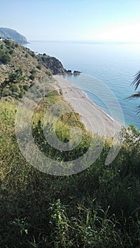 Top view of Maro coast (MÃ¡laga, Spain)