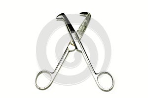 Top view of Medical umbilical cord scissor for cut intestines and veins damaged or torn