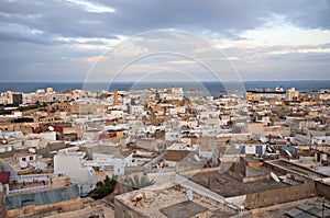 The top view of the Medina of Sousse