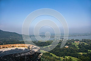 Top view of mughal garden