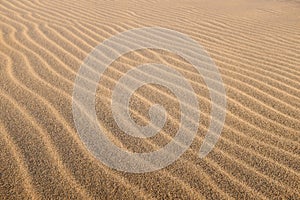 Top view of multiple sand waves.