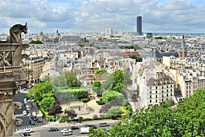 Top-view of Paris