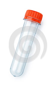 Top view of PET bottle preform