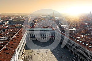 Top view of Piazza San Marco