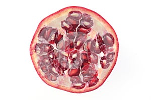 Top view of Pomegranate Portion