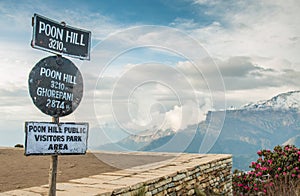 Top view of Poonhill