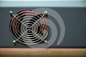 Top view power supply heat fan and Heat blower.