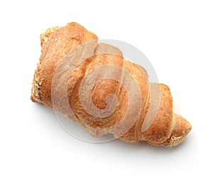 Top view of puff pastry cone
