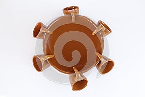 Queimada pot and cups