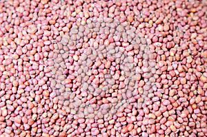 Top view of red bean for use in background