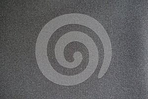 Top view of simple dark gray fabric