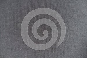 Top view of simple dark grey fabric