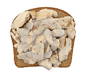 Chicken breast on wheat bread