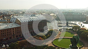 Top view from St Isaac`s Cathedral