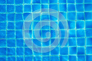 Top view swimming pool blue ripped water abstract background