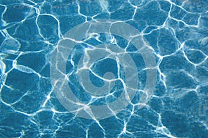 Top view at a swimmingpool