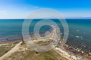 Top view on Tahkuna cape, Hiiumaa, Estonia