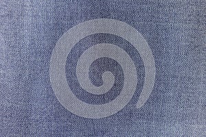 Top view of blue jeans fabric