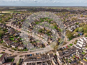 A Top View of the Town of Kaatsheuvel in the Netherlands