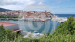 Top view from the village of Bermeo