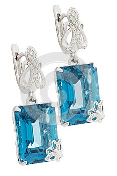 Topaz earrings