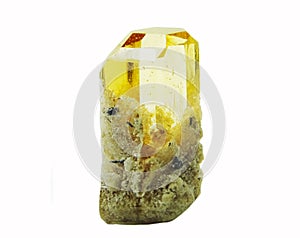 Topaz gem geological crystal