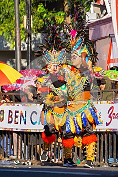 Topeng Ireng dance from Central Java on the 3rd BEN Carnival