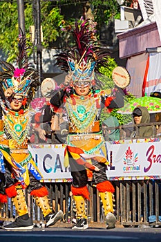Topeng Ireng dance from Central Java on the 3rd BEN Carnival