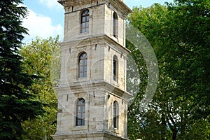 Tophane Clock Tower in Bursa, Turkey